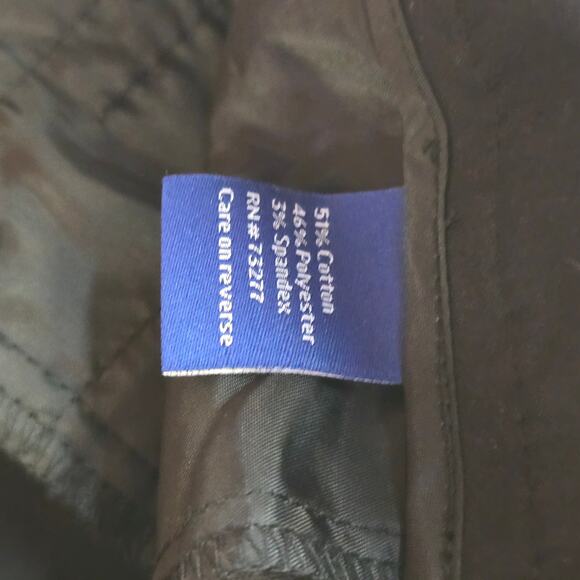 Apt 9 Torie Straight Mid Rise Women's Size 8 Long Black Pants - Picture 9 of 10